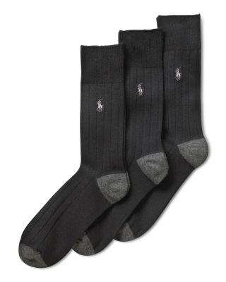 black and white polo socks