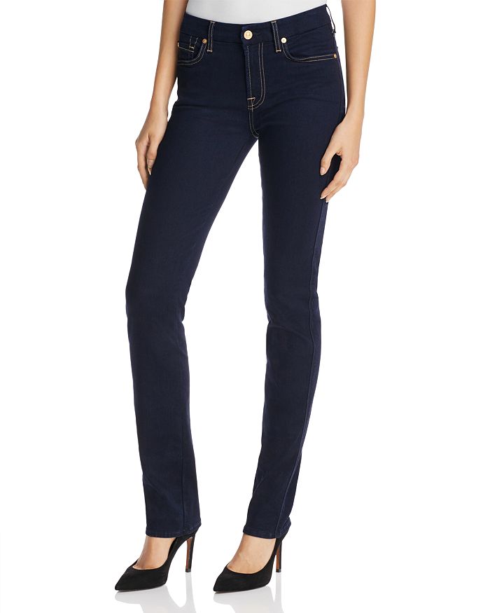7 For All Mankind b(air) Kimmie Straight Jeans in New Luxe Rinse ...