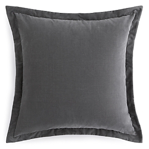 Frette Biba Velvet Decorative Pillow, 20 X 20 In Gray