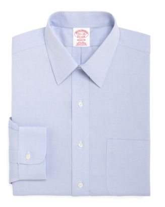 Brooks Brothers Non-iron Solid Classic Fit Dress Shirt 