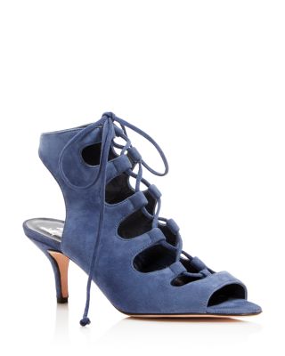 caged sandals mid heel
