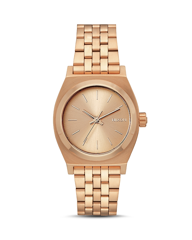 Nixon Time Teller Bracelet Watch, 31mm In All Rose Gold