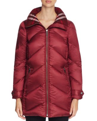 Burberry chevron quilted down coat sale