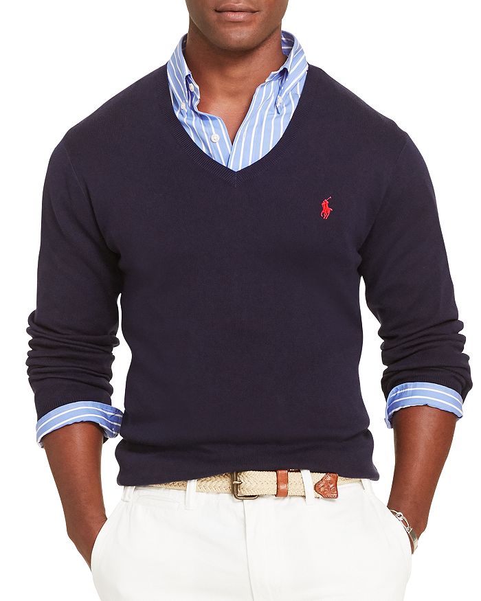 Polo Ralph Lauren Pima Cotton Slim Fit Sweater | Bloomingdale's