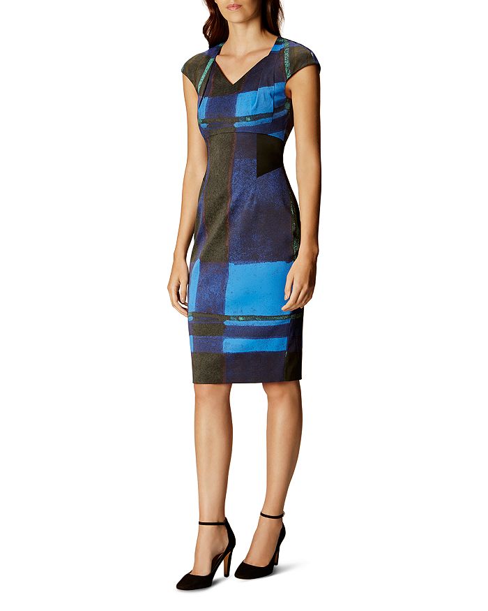 Karen millen online check dress