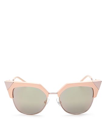 Fendi Women S Iridia Mirrored Cat Eye Sunglasses 54mm