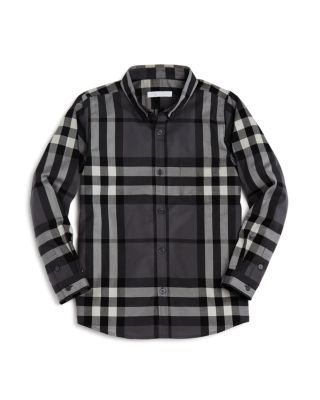 burberry plaid button down