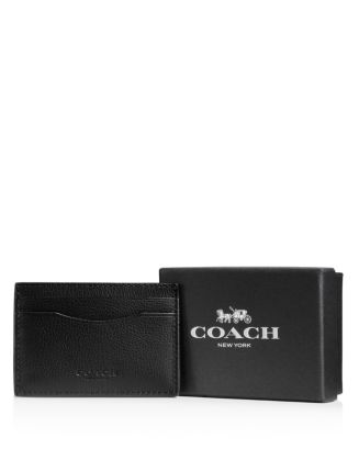 COACH Boxed Leather Card Case | Bloomingdale's