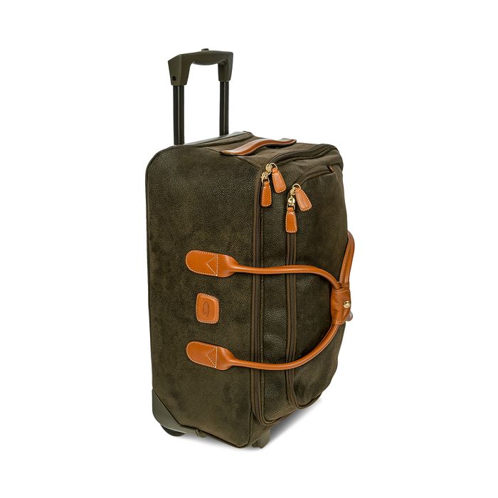 Bric's Life 21 Carry On Rolling Duffel In Olive