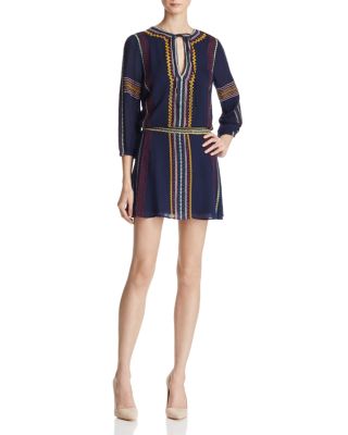 alice and olivia embroidered dress