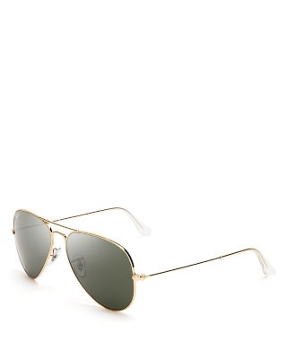  Original Brow-Bar Aviator Sunglasses, 58mm
