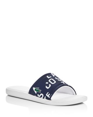 Lacoste Men's Logo Printed Slide Sandals Bloomingdale's