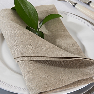 Mode Living Pure Linen Napkin, Set Of 4 In Beige