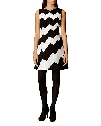 KAREN MILLEN Zigzag Dress | Bloomingdale's