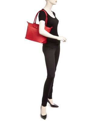 longchamp le pliage neo small nylon shoulder tote