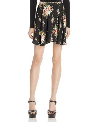 Alice And Olivia Alice + Olivia Blaise Floral Print Skirt | Bloomingdale's