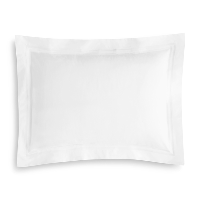 Matouk Essex Cotton Percale Sham In White