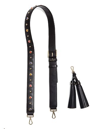 kate spade new york Detachable Tassel Studded Handbag Strap | Bloomingdale's