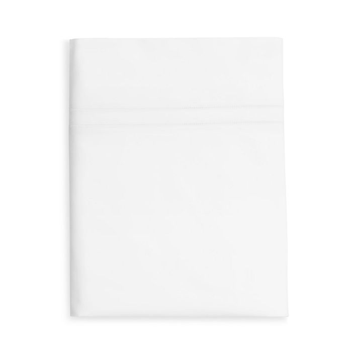 Sferra Finna Flat Sheet, Full/queen In White