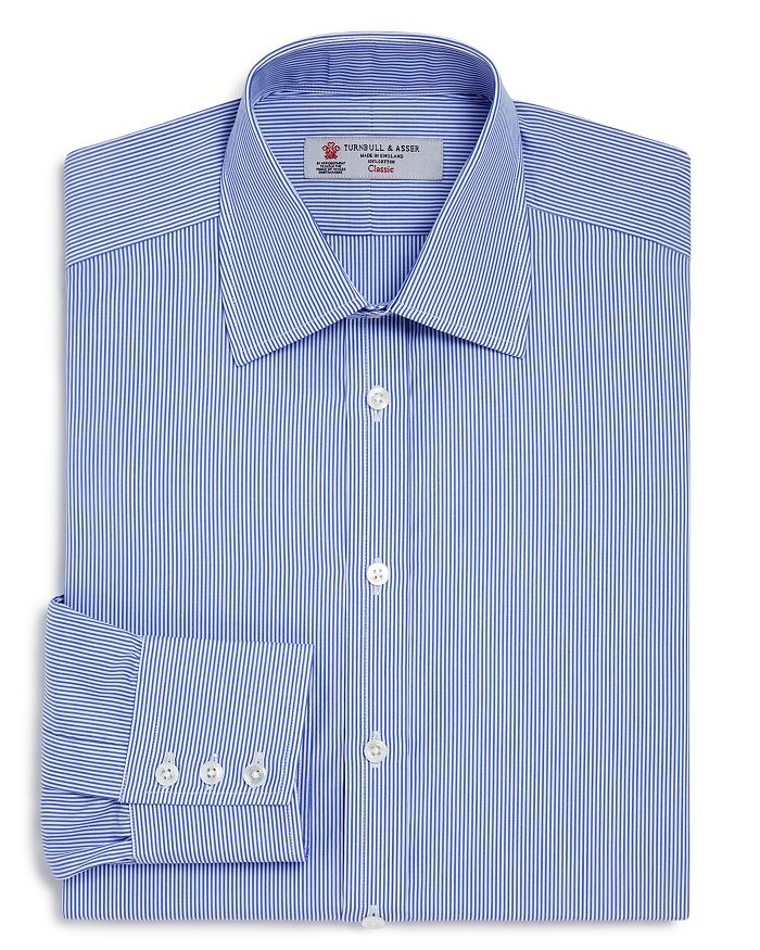 Turnbull & Asser Bengal Stripe Regular Fit Dress Shirt | Bloomingdale's