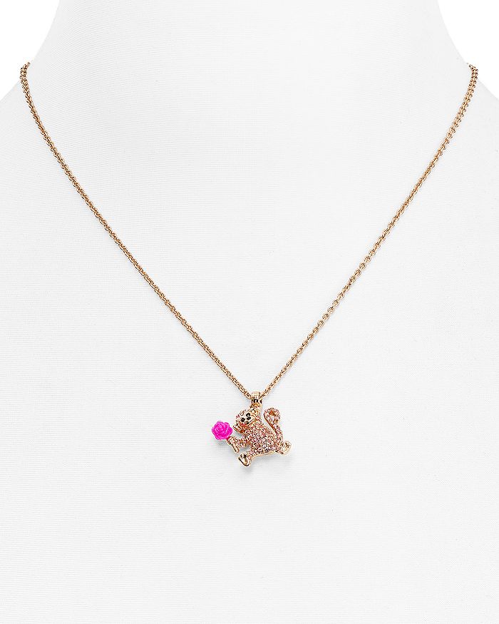 Kate spade monkey sales necklace