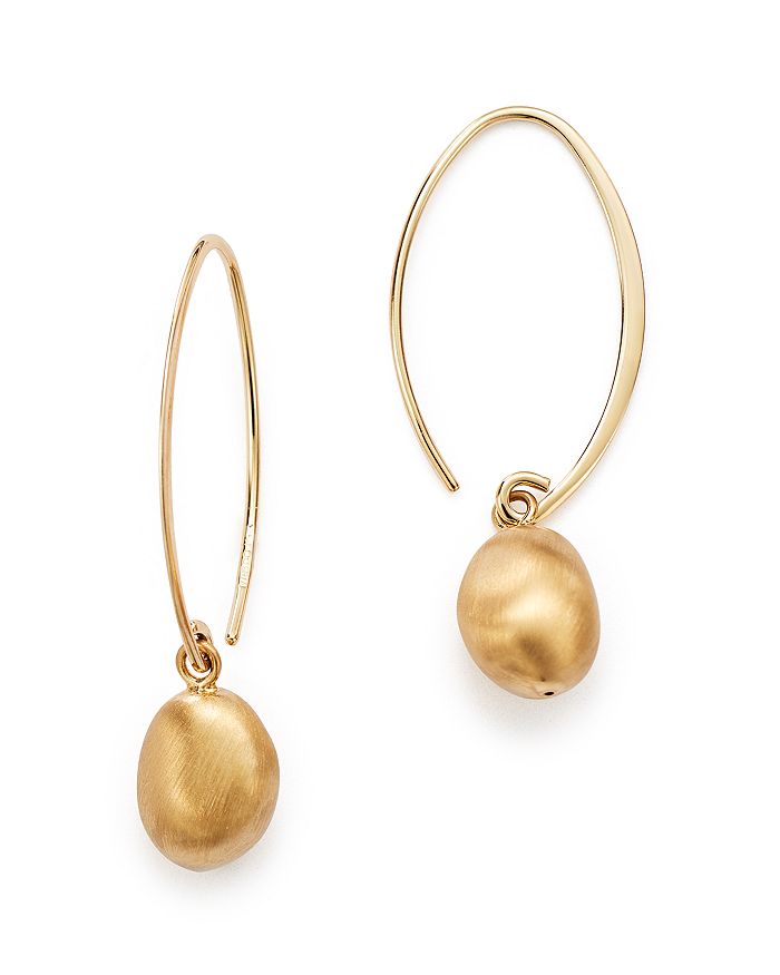 Bloomingdale's - 14K Yellow Gold Satin Drop Threader Earrings - 100% Exclusive
