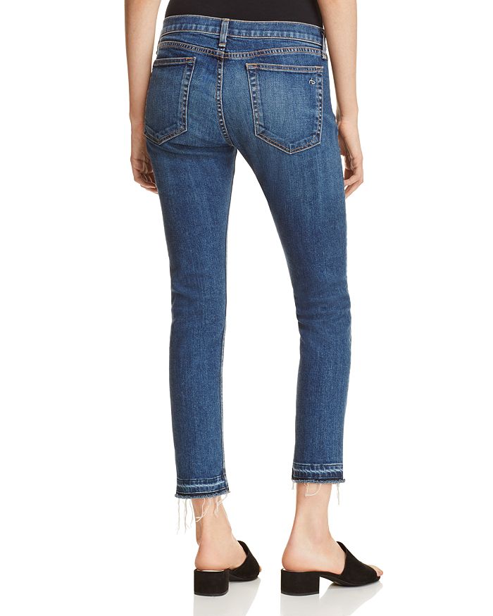 Rag & Bone Dre Skinny Capri Jeans With Released Hem, Livington In