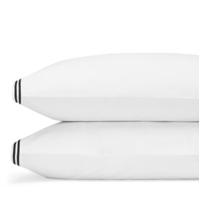 Italian Percale Stitch King Pillowcase, Pair - Exclusive