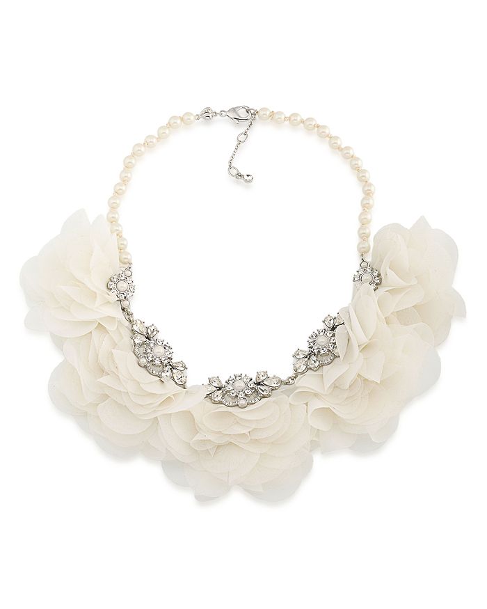 Carolee Tulle Flower Collar Necklace Bloomingdale's