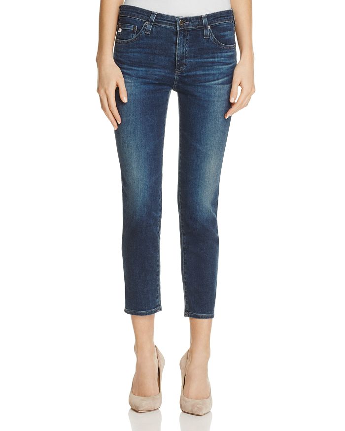 AG Prima Straight Crop Jeans in 3 Years Rendezvous | Bloomingdale's