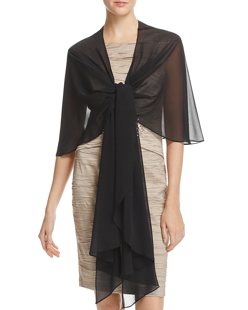Eliza J Tie-Front Shawl