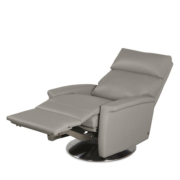 American Leather Felix Comfort Recliner In Pewter