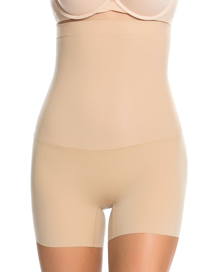 Spanx Shape My Day High-waisted Shorts In Natural