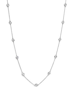 Bloomingdale's - Diamond Station Necklace in 14K White Gold, 2.60 ct. t.w. - 100% Exclusive