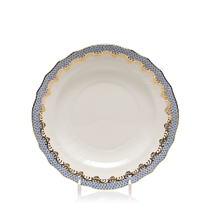 Herend Fishscale Salad Plate In Light Blue