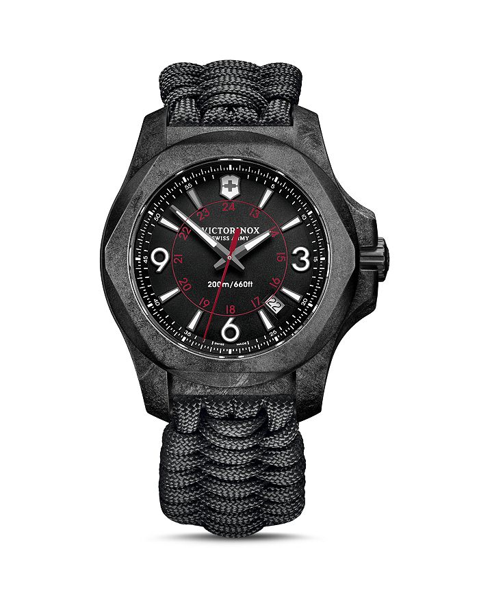 Swiss Army Inox Watch, 43mm In Black