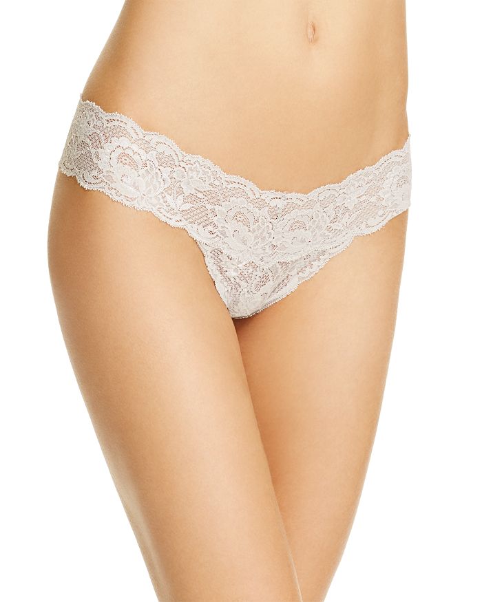 Cosabella Never Say Never Cutie Low-rise Thong In Shadow
