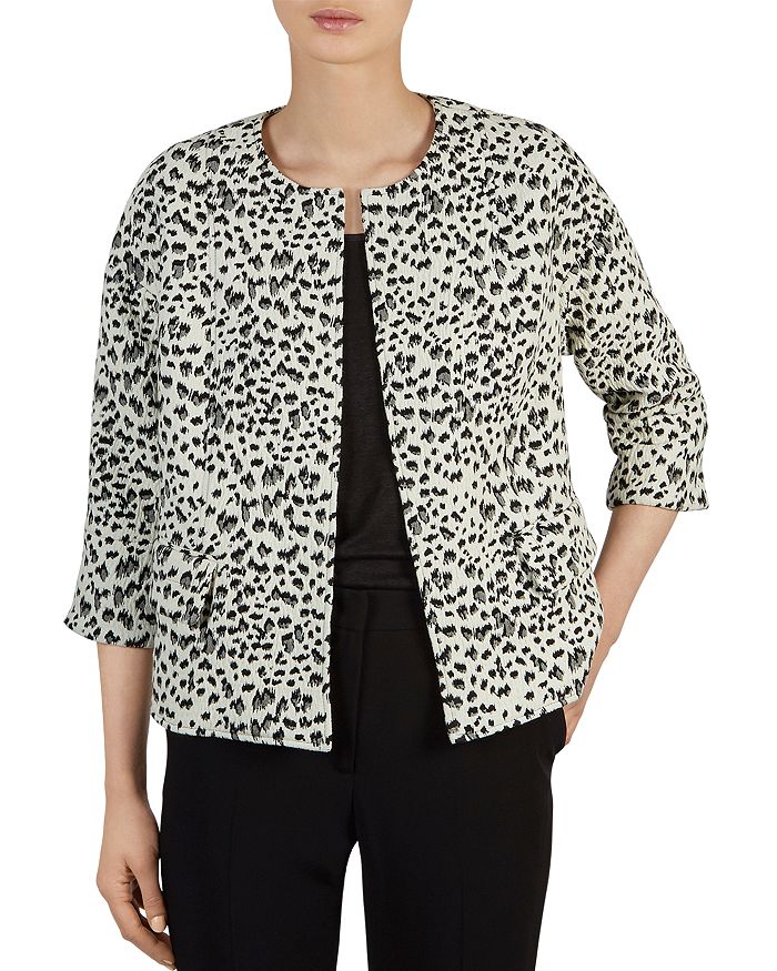 Gerard darel leopard new arrivals print coat