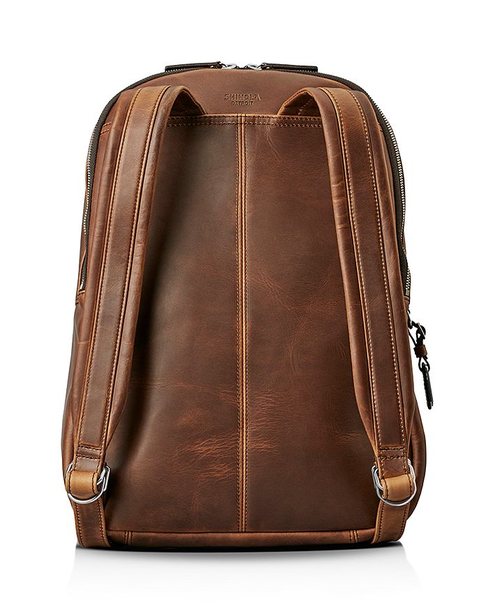 Shop Shinola Distressed Runwell Backpack In Medium Brown