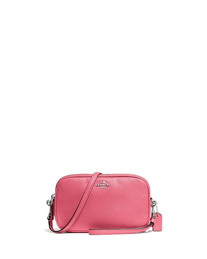 Coach crossbody clutch shop in pebble leather