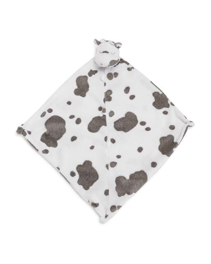 Angel Dear Cow Blankie In Gray/white