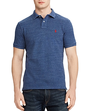 POLO RALPH LAUREN COTTON MESH CUSTOM SLIM FIT POLO SHIRT,710666998005