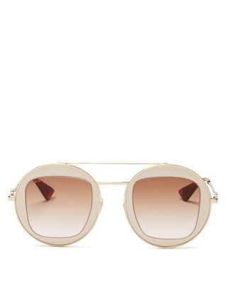 Gucci - Women's Oversized Round Sunglasses, 47mm