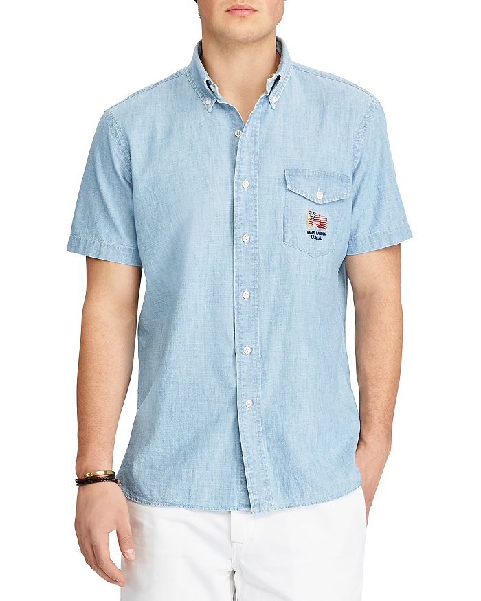 Polo Ralph Lauren Chambray Classic Fit Button-Down Shirt | Bloomingdale's