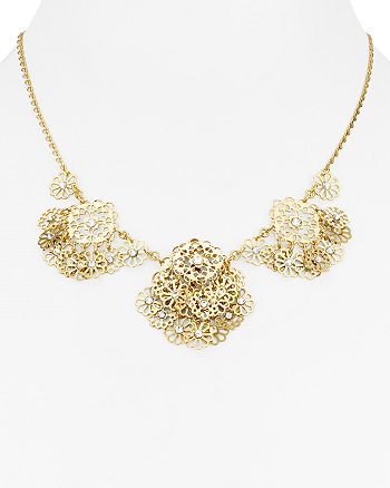 kate spade new york Floral Collar Necklace, 15