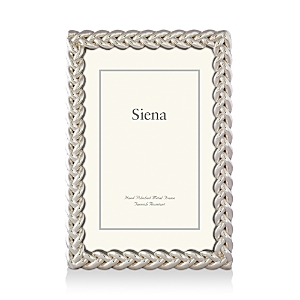 Siena Silver Braid Frame, 5 X 7