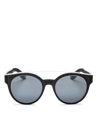 Givenchy Men's Oversize Logo Brow Bar Round Sunglasses, 49mm ...