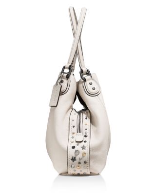 COACH Edie Shoulder Bag 31 in Polished Pebble Leather with Star