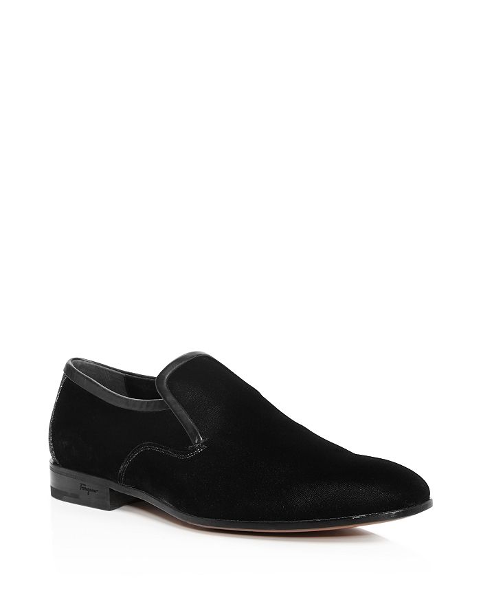 Salvatore ferragamo velvet loafers shop