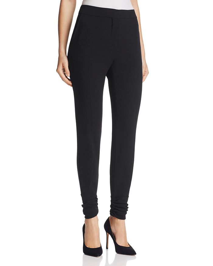 Ruched ankle pants shop